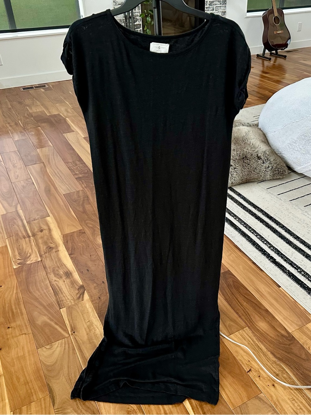 Lou & Grey 100% Linen Maxi T-Shirt Dress